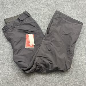 North Face Freedom Pants Mens 2XL Graphite Grey HyVent Waterproof Ski Snowboard